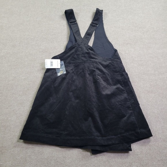 NWT Free People Canyonlands Jumper Womens 10 Black Corduroy Mini Pocket Casual - Picture 6 of 11